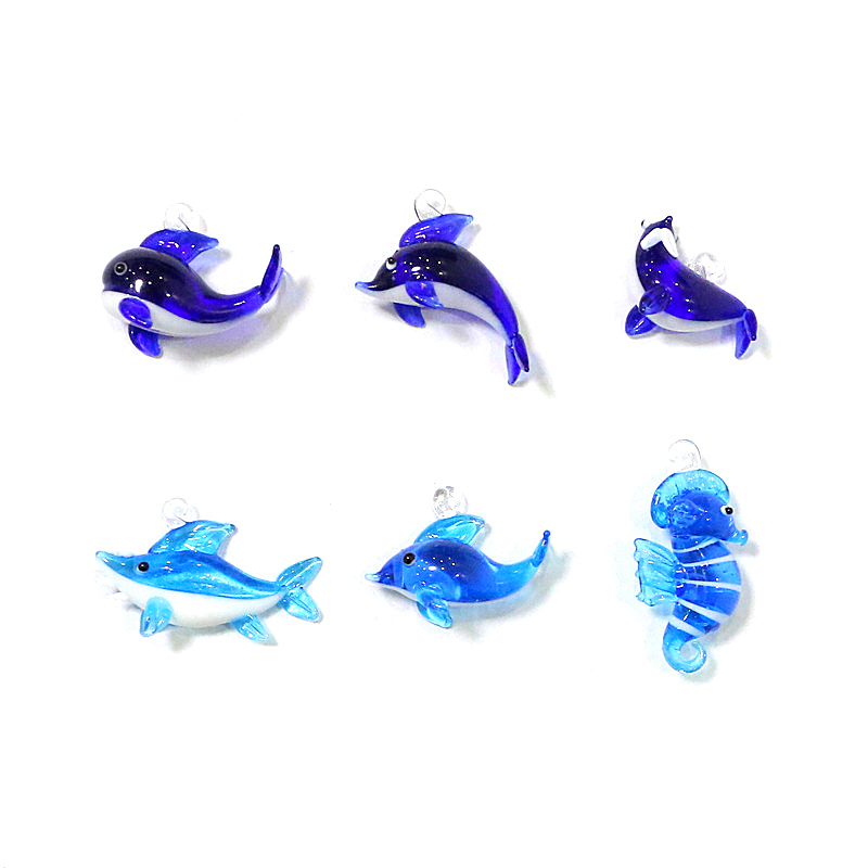 Marine Aquarium Mini - 6pcs Aquarium Decor Cute Marine Animal