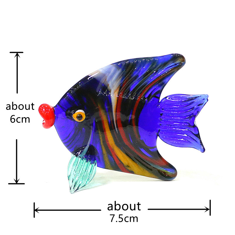 Murano Glass Sea Fish Mini Fig - Aquarium Marine Color avis et prix