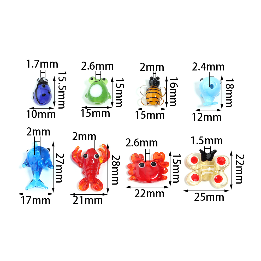 2Pcs Glass Pendant Marine Anim - Marine Aquarium Mini avis et prix