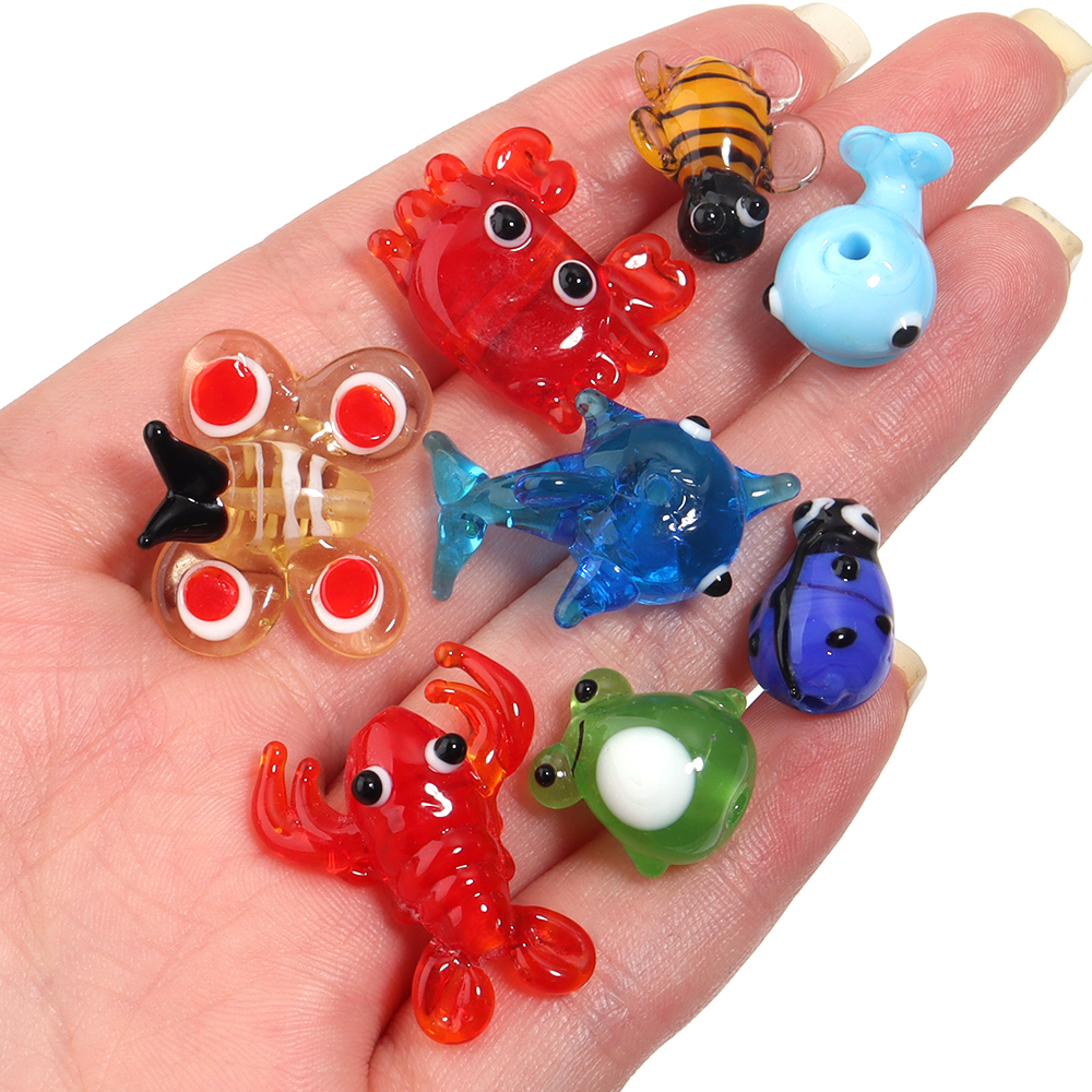 2Pcs Glass Pendant Marine Anim - Marine Aquarium Mini avis et prix