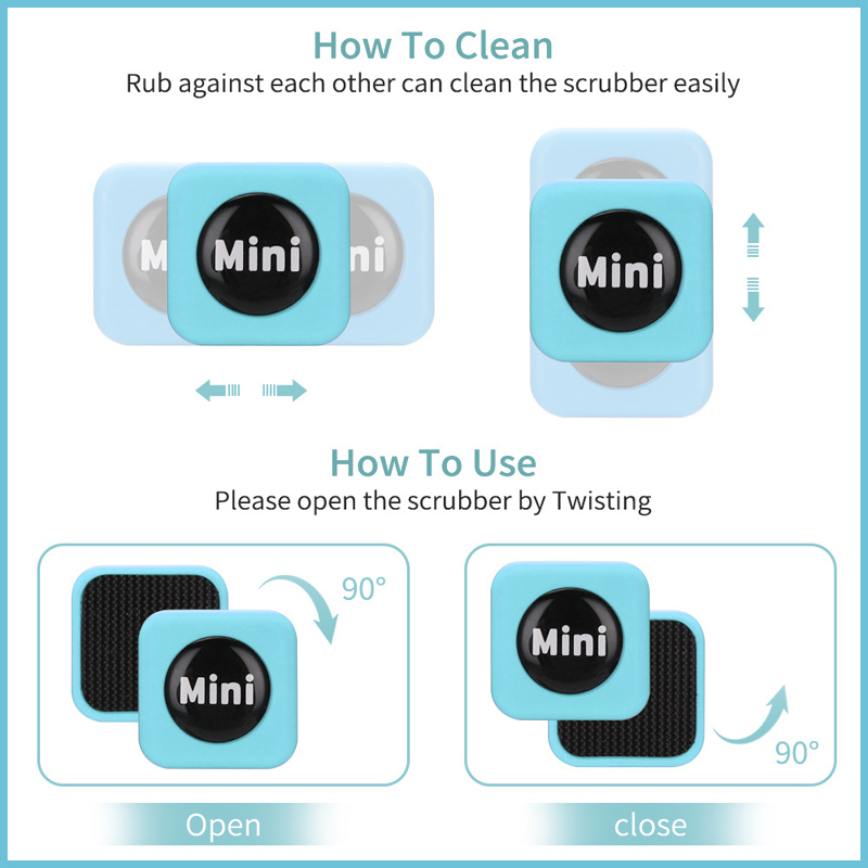 1PC Mini Aquarium Glass Cleane - Marine Aquarium Glass Cleaner avis et prix