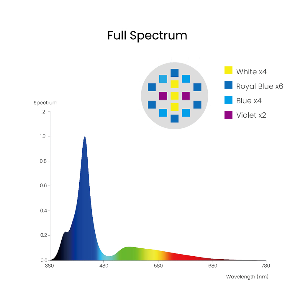 Spectra Aqua Knight V3 75W Pro - Marine Aquarium Aquascape avis et prix