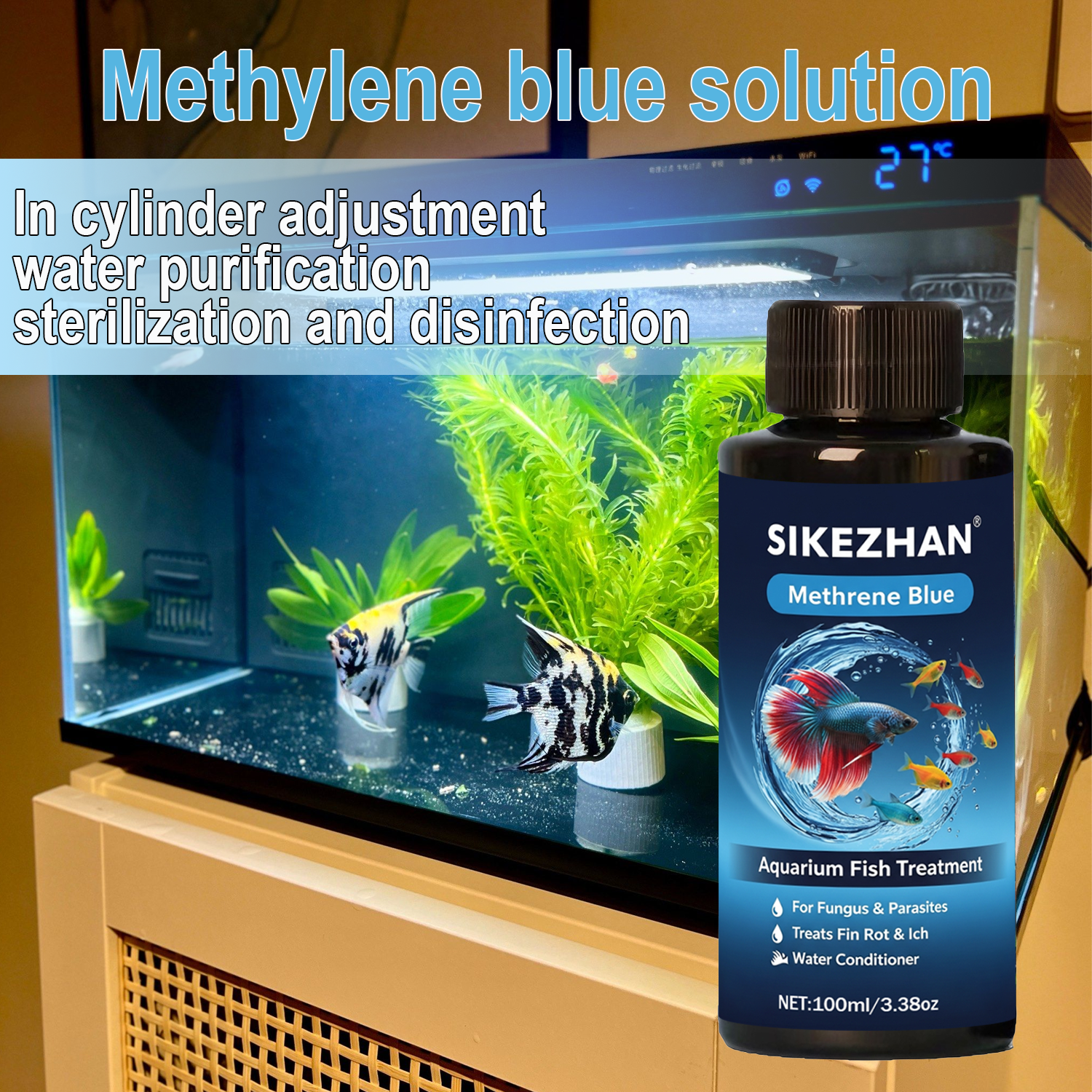 Methylene Blue Solution Aquari - Aquarium Marine Blue avis et prix