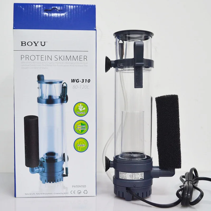 6W/8W BOYU Protein Skimmer Fil - Marine Aquarium Aquascape avis et prix