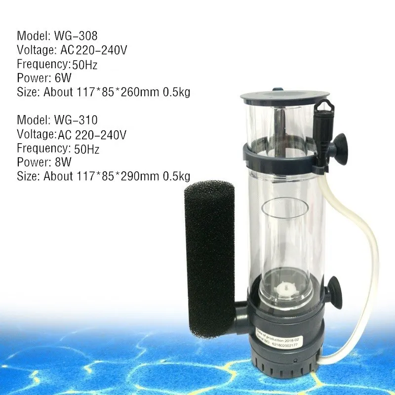 6W/8W BOYU Protein Skimmer Fil - Marine Aquarium Aquascape avis et prix