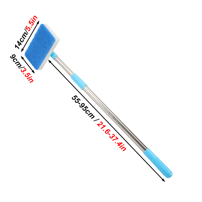 55-95cm Telescopic Handle 180° - Marine Aquarium Glass Cleaner avis et prix