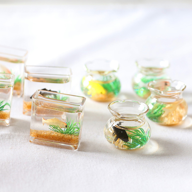 1Pc Mini Fish Tank Random Colo - Marine Aquarium Mini avis et prix