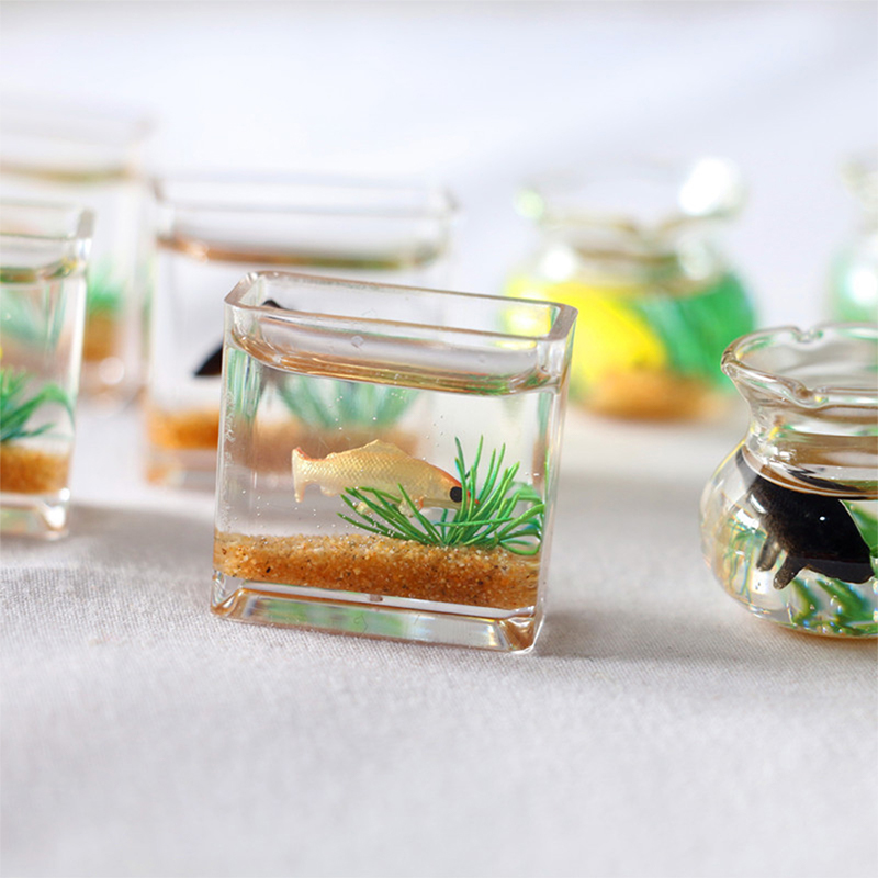 1Pc Mini Fish Tank Random Colo - Marine Aquarium Mini avis et prix