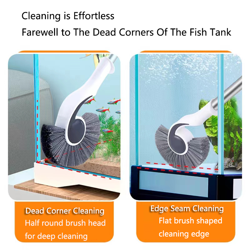 58/93/123cm Long Handle Durabl - Marine Aquarium Glass Cleaner avis et prix