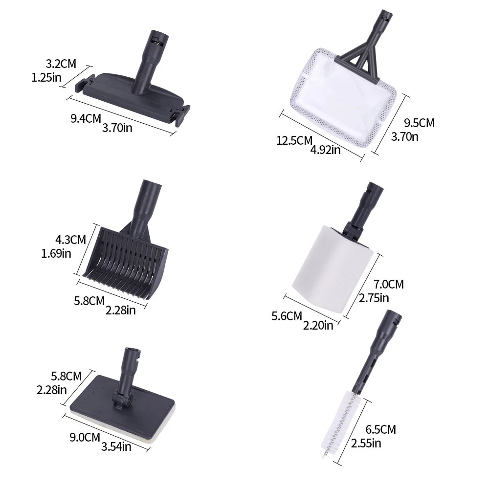 6 in 1 Aquarium Cleaning Tools - Marine Aquarium Glass Cleaner avis et prix