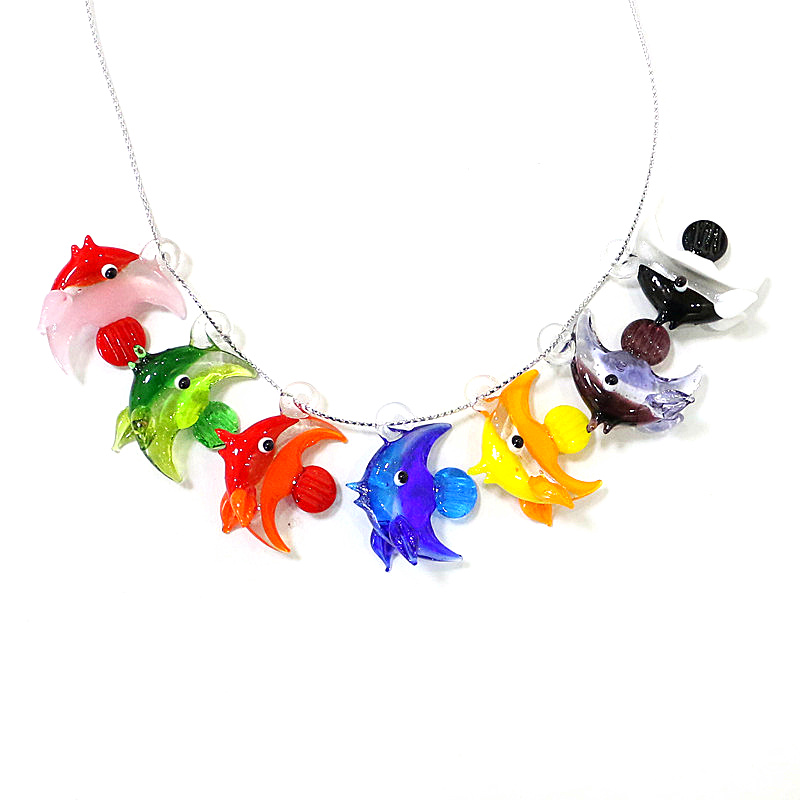2pcs Mini Fish Glass Pendant C - Marine Aquarium Mini avis et prix