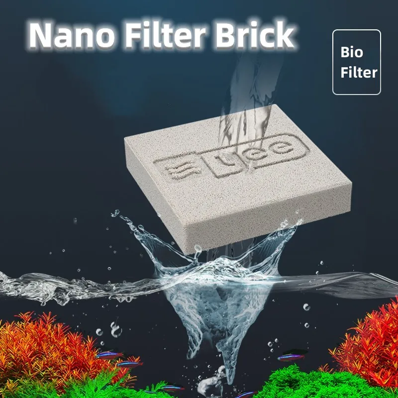 1/2pcs Fish Tank Nano Ceramic  - Marine Aquarium Aquascape avis et prix