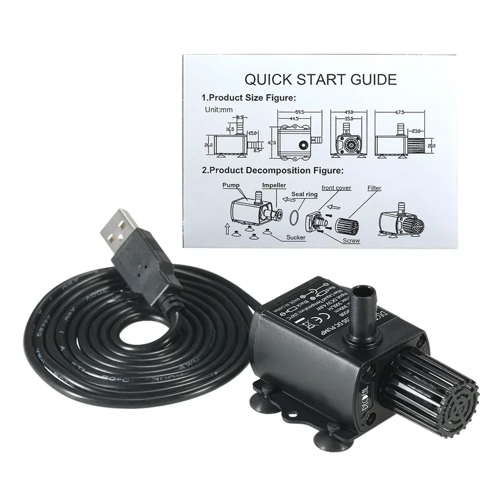 Mini USB Water Pump Ultra-quie - Marine Aquarium Dc Pump avis et prix