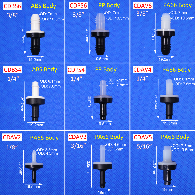 4/6/8/10mm check valve one way - Marine Aquarium Return Pump avis et prix