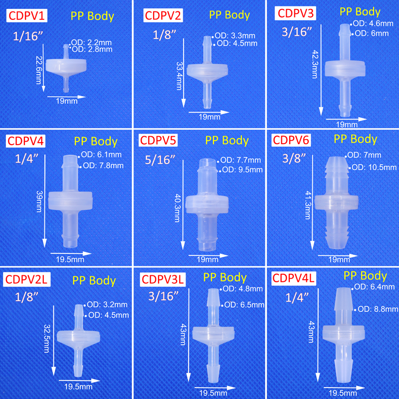 4/6/8/10mm check valve one way - Marine Aquarium Return Pump avis et prix