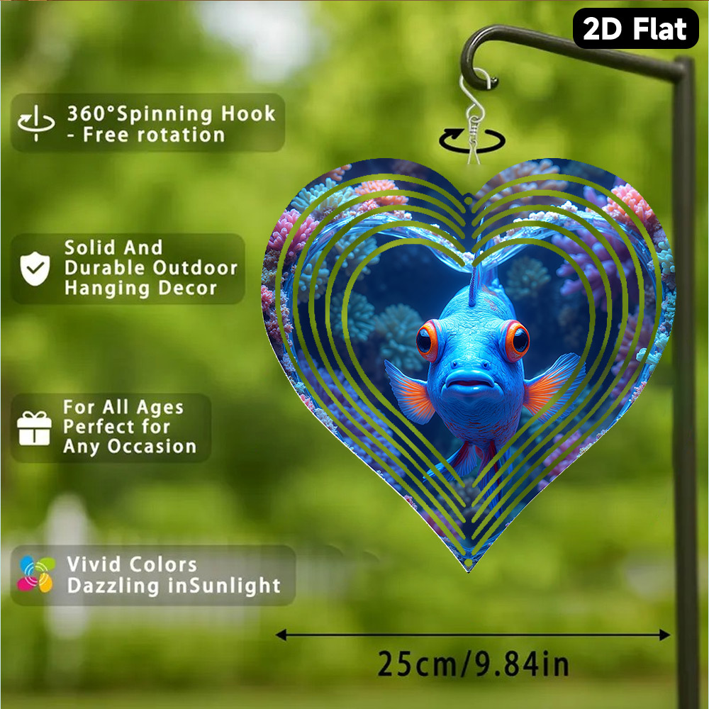 2D Flat, 1pc Bohemian Blue Man - Aquarium Marine Blue avis et prix